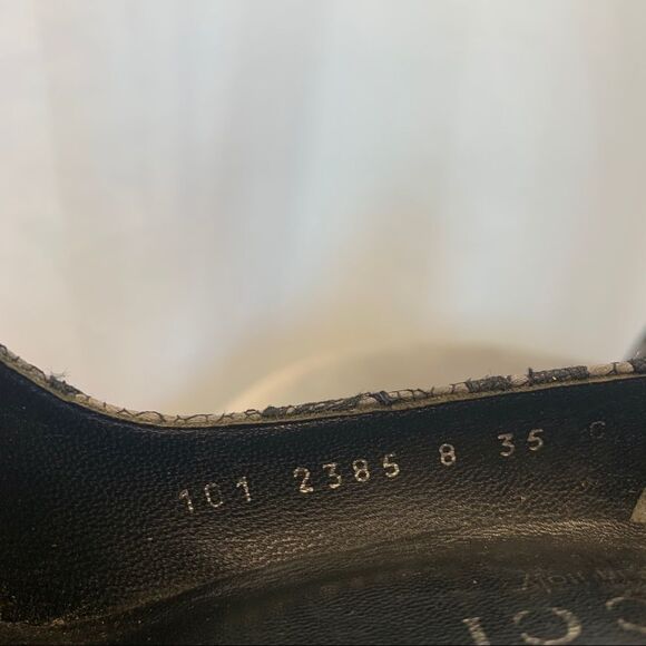 TOM Ford for Gucci Black and Gray Lace Silk Platform Heels Sz 35🔥 - Picture 12 of 14